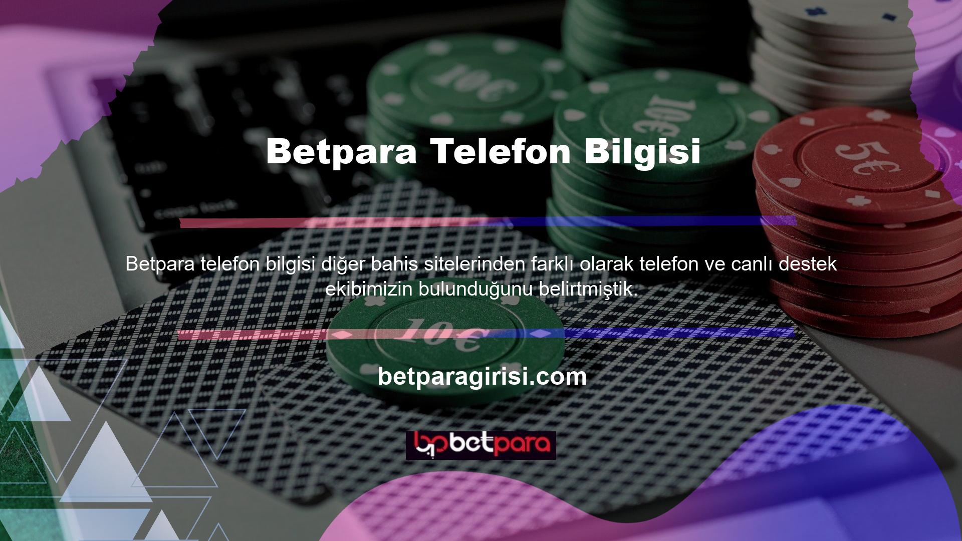 Betpara, geniş bir etkileşim ağını sürdürmekte ve müşteri deneyimi ekibi aracılığıyla kesintisiz hizmet sunmaktadır