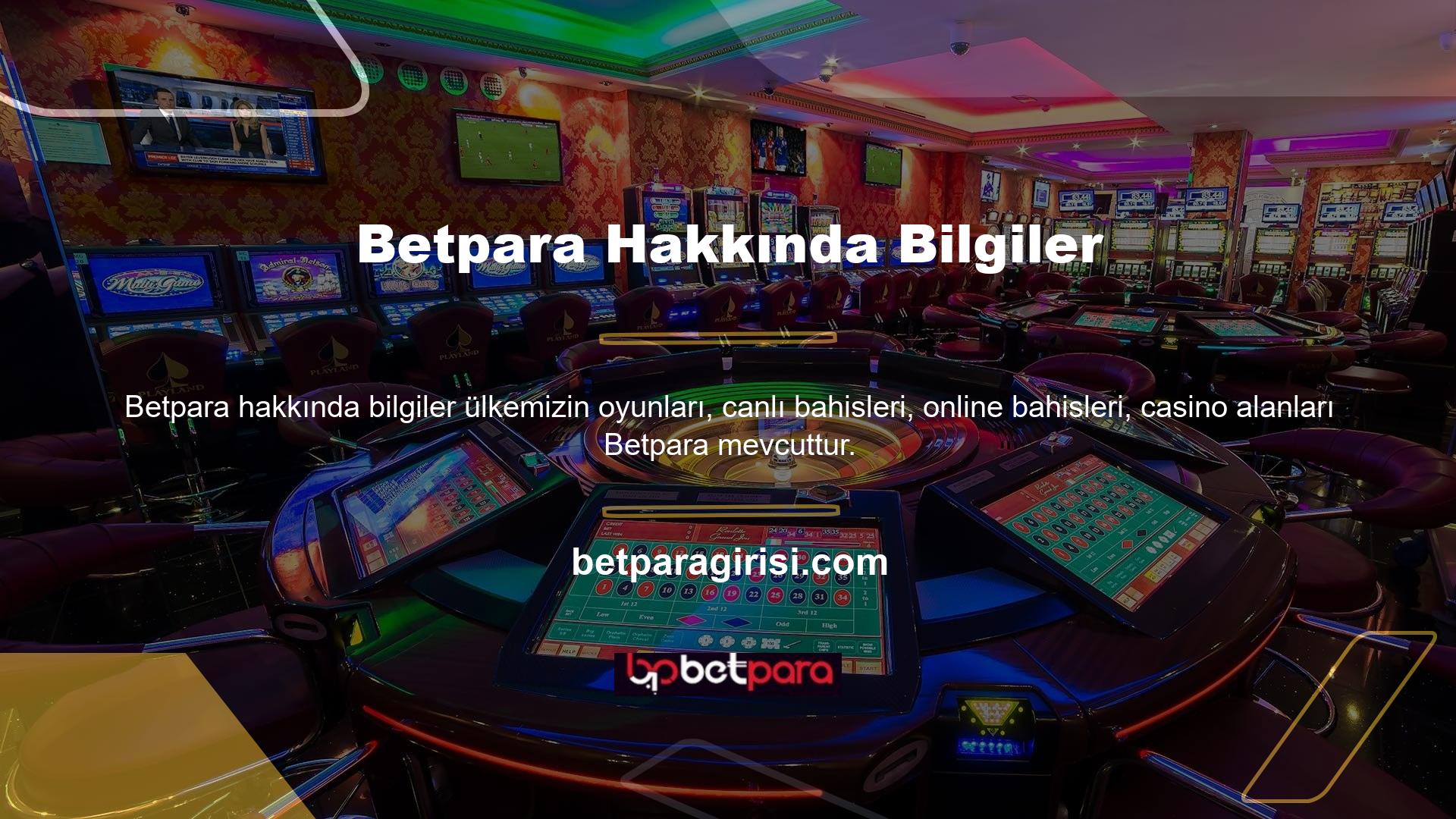Betpara casino sitesi insanlar arasında popüler bir seçimdir